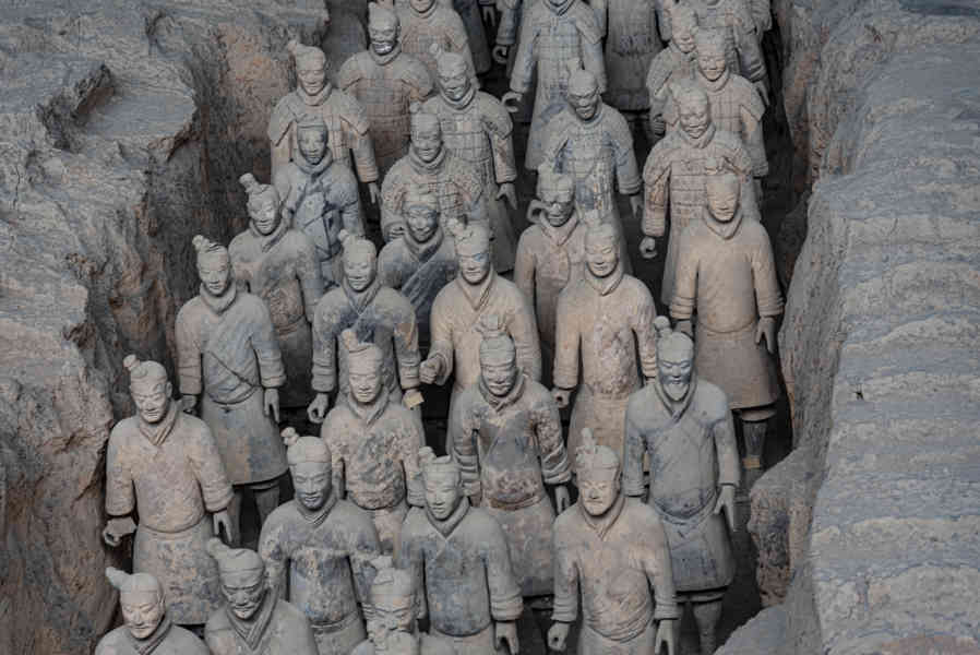 China - Xi'an 012 - mausoleo de Qin Shi Huang - Guerreros de Terracota